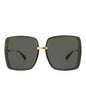 Gucci Womens  Grey Gold Grey Fashion Designer Eyewear