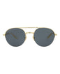 Gucci Mens Round/Oval Gold Gold Grey Fashion Designer Eyewear