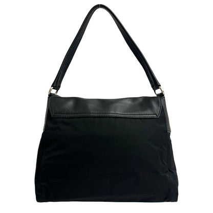 Prada Nylon Leather Shoulder Bag