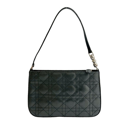 Christian Dior Cannage Stitch Leather Shoulder Bag