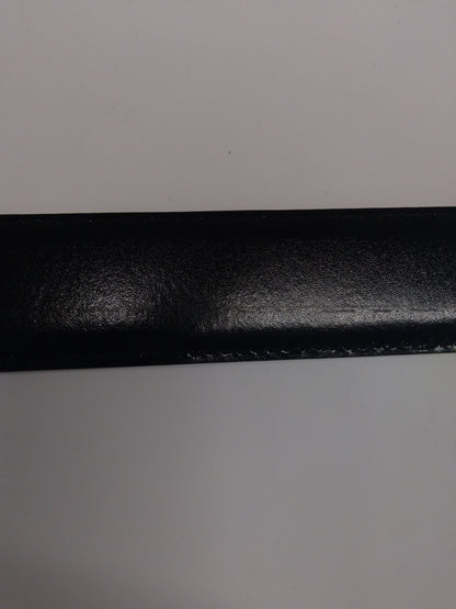 Romeo Gigli C956/3R NERO.MORO Black/Brown Leather Adjustable Mens Belt