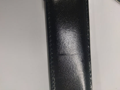 Romeo Gigli C956/3R NERO.MORO Black/Brown Leather Adjustable Mens Belt