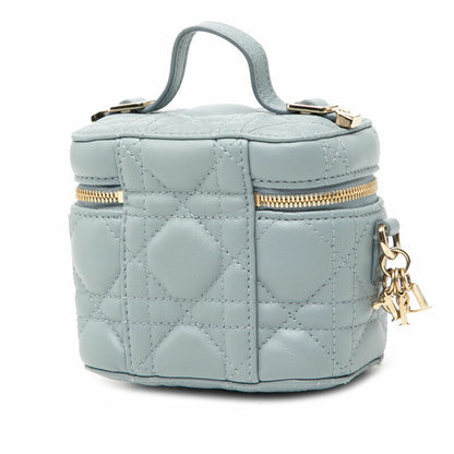 Dior Lady Dior Micro Cannage Leather 2way Shoulder Bag