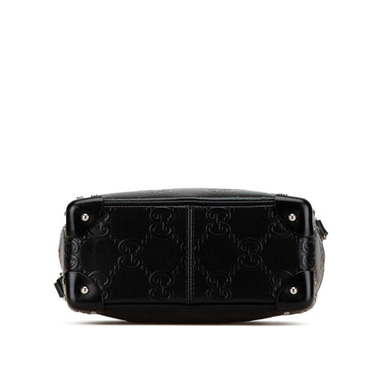 Gucci GG Embossed Leather Shoulder Bag