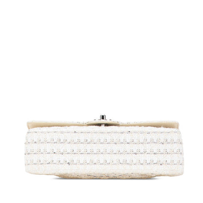 Chanel Matelasse 25 Tweed Leather 2way Shoulder Bag