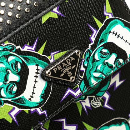 Prada Frankenstein Leather Shoulder Bag