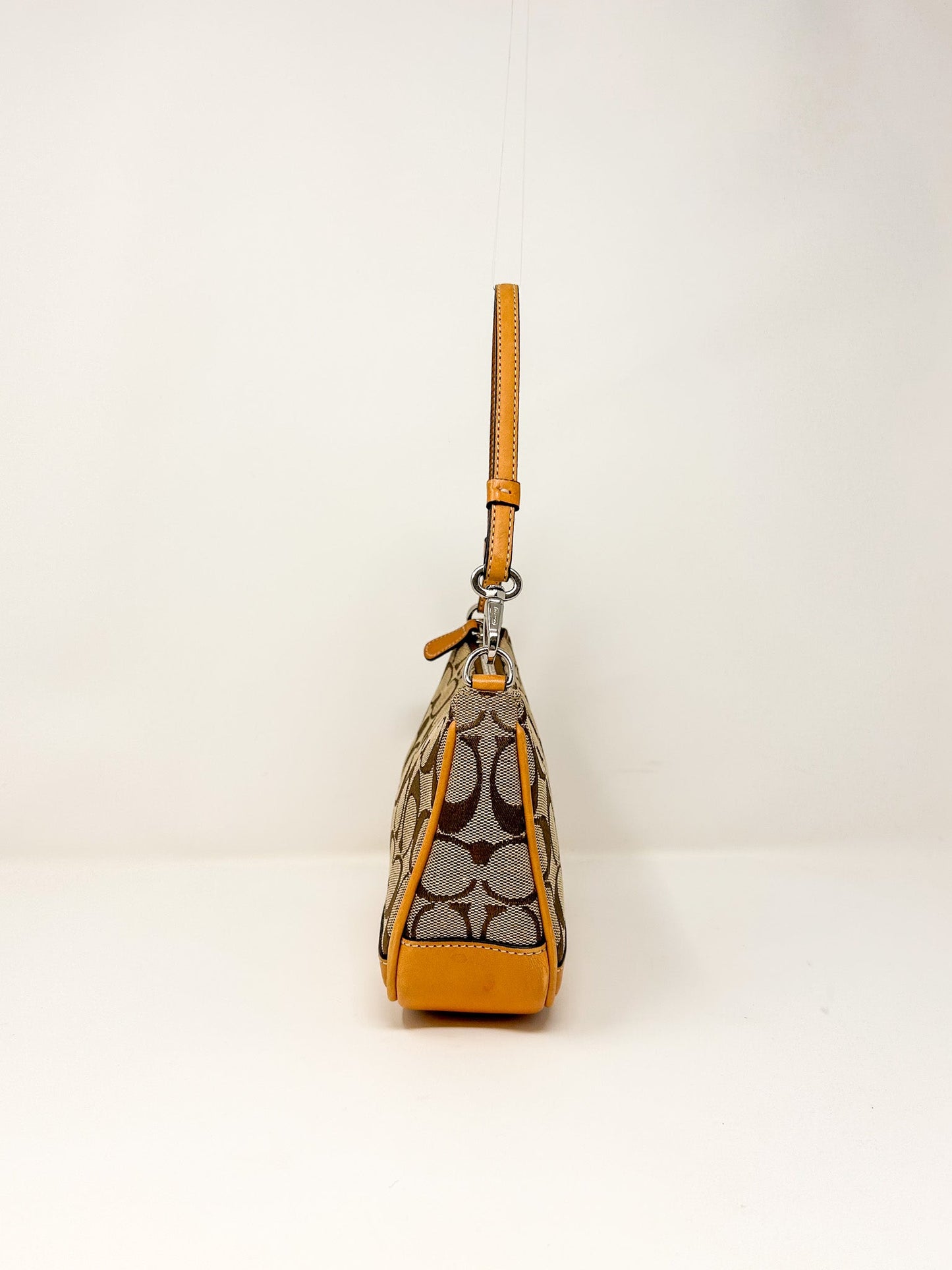 Coach Signature Demi Mini Pouch Shoulder Bag