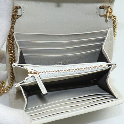 Gucci Interlocking G Blondie 2way Shoulder Bag Leather