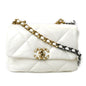 Chanel 19 Chain Shoulder Bag White