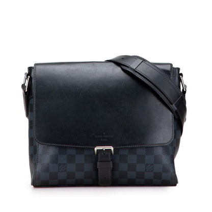 Louis Vuitton Newport Messenger PM Damier Cobalt Shoulder Bag