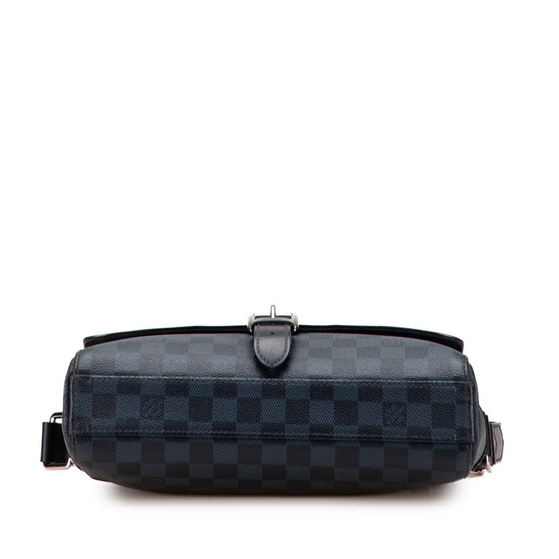 Louis Vuitton Newport Messenger PM Damier Cobalt Shoulder Bag