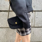 CHANEL Vintage 24k gold cloth shoulder bag