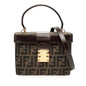 Fendi Zucca Canvas Leather 2way Shoulder Bag