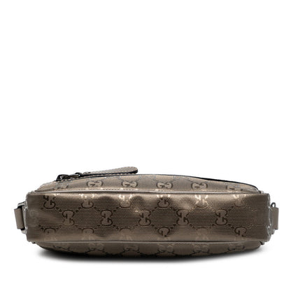 Gucci GG Imprime Nylon Leather Shoulder Bag