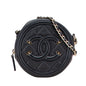 Chanel Coco Mark CC Filigree Matelasse Caviar Shoulder Bag