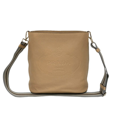 Prada VITELLO PHENIX Leather Shoulder Bag