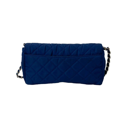 Prada Nylon Leather Shoulder Bag