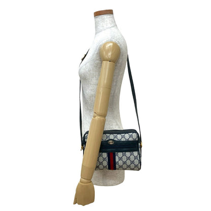 Gucci GG Logo PVC Leather Shoulder Bag