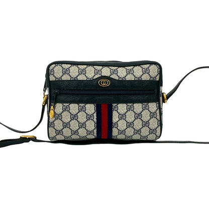 Gucci GG Logo PVC Leather Shoulder Bag