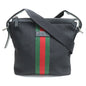 Gucci Web Sheline Canvas Leather Shoulder Bag