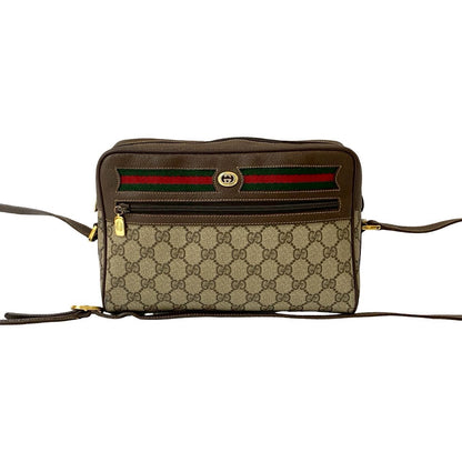 Gucci GG Logo PVC Leather Shoulder Bag