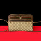 Gucci GG Logo PVC Leather Shoulder Bag
