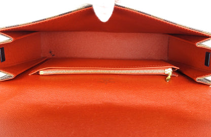 Louis Vuitto Tribeca Carre Damier Ebene Canvas Shoulder Bag