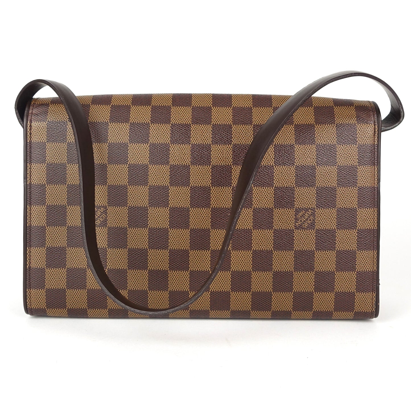 Louis Vuitto Tribeca Carre Damier Ebene Canvas Shoulder Bag