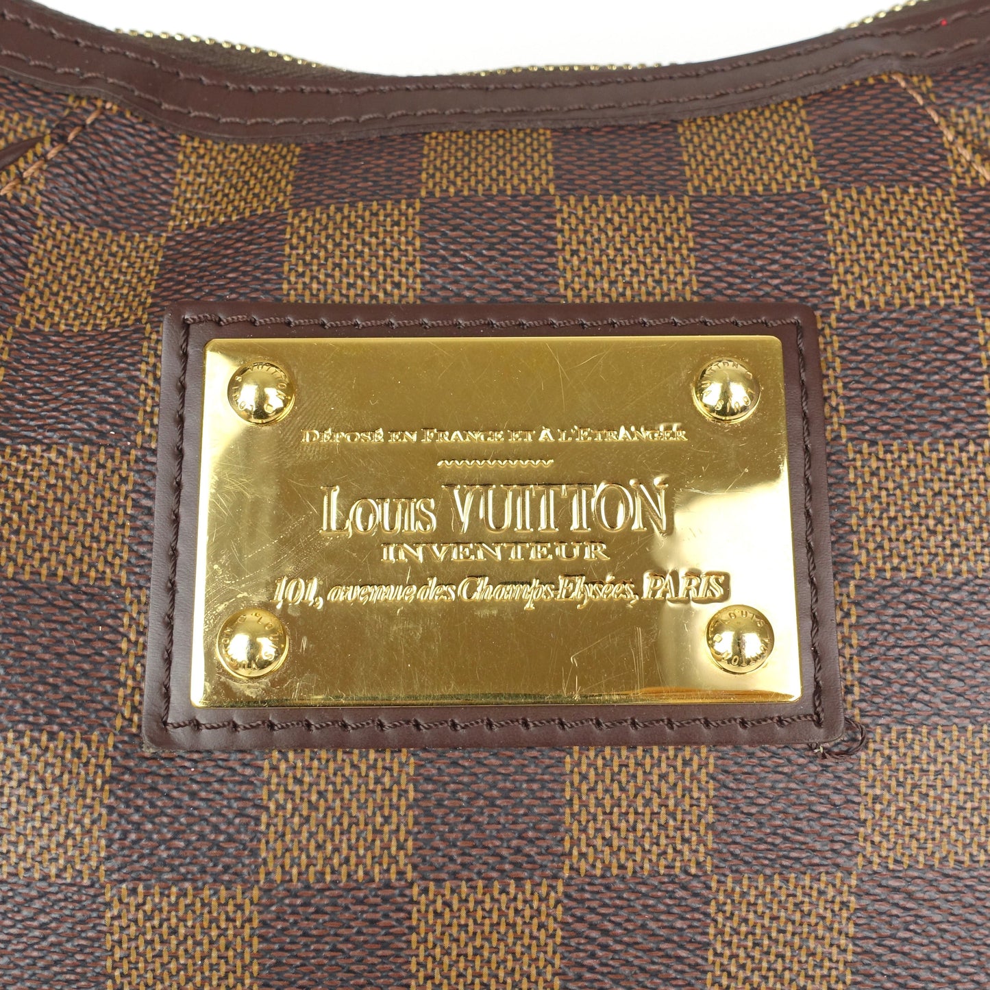 Louis Vuitto Thames GM Damier Ebene Canvas Shoulder Bag