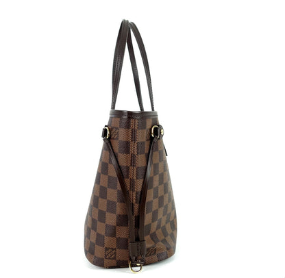 Louis Vuitto Neverfull PM Damier Ebène Canvas Shoulder Bag