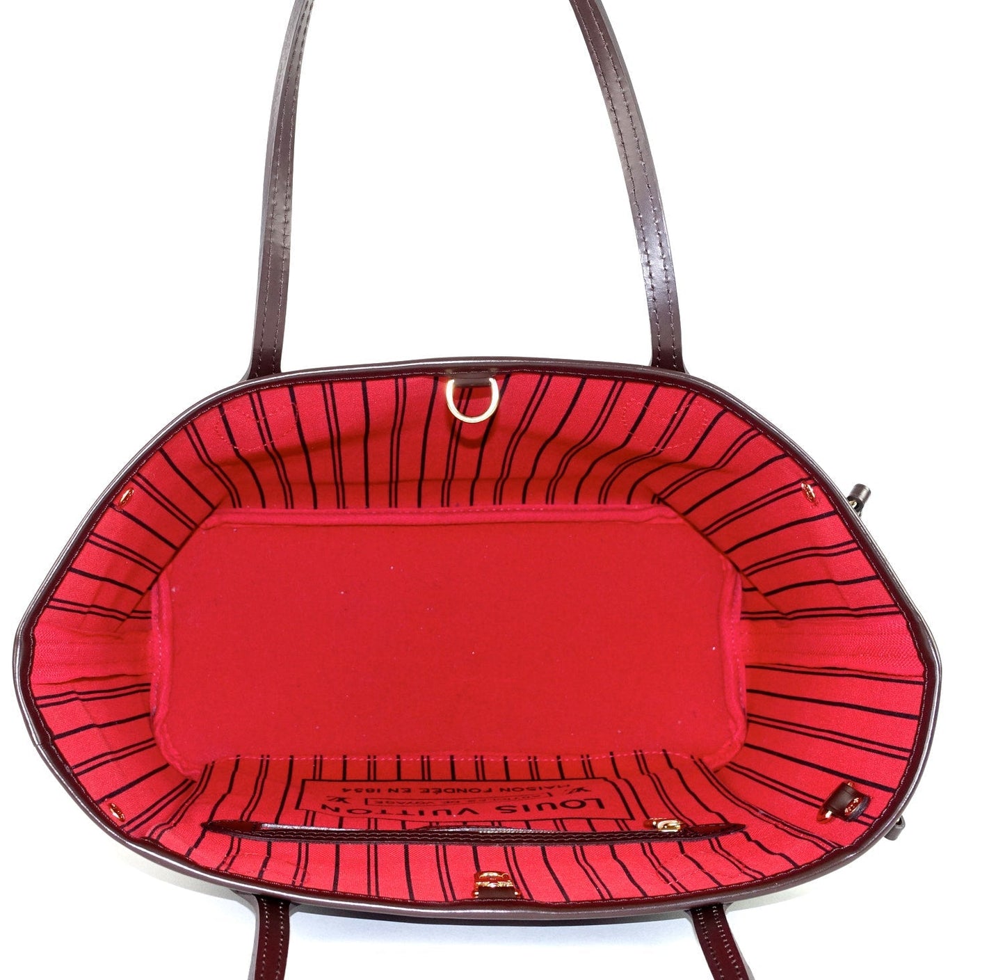 Louis Vuitto Neverfull PM Damier Ebène Canvas Shoulder Bag
