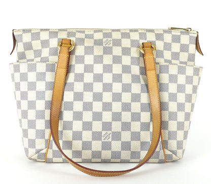 Louis Vuitto Totally PM Damier Azur Canvas Shoulder Bag