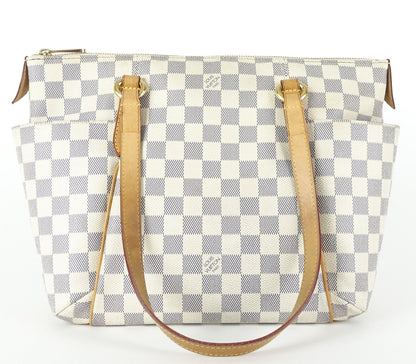 Louis Vuitto Totally PM Damier Azur Canvas Shoulder Bag