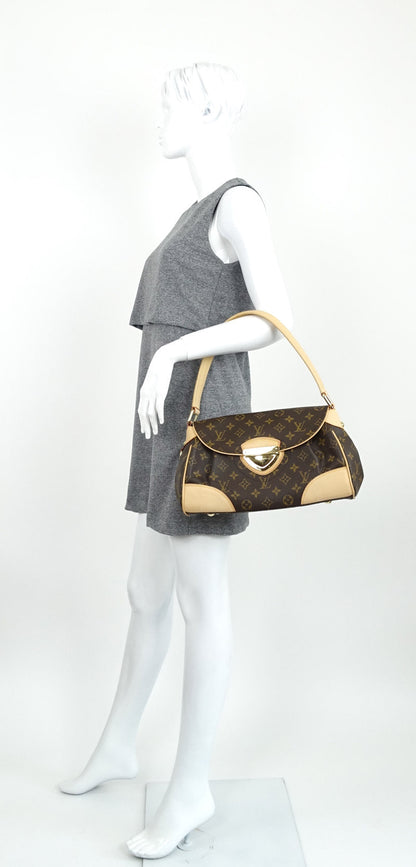 Louis Vuitto Beverly MM Monogram Canvas Shoulder Bag
