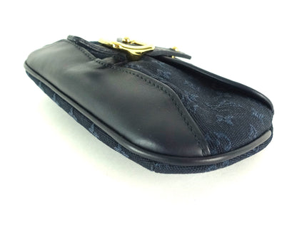 Louis Vuitto Anne Sophie Mini Lin Canvas Clutch Bag