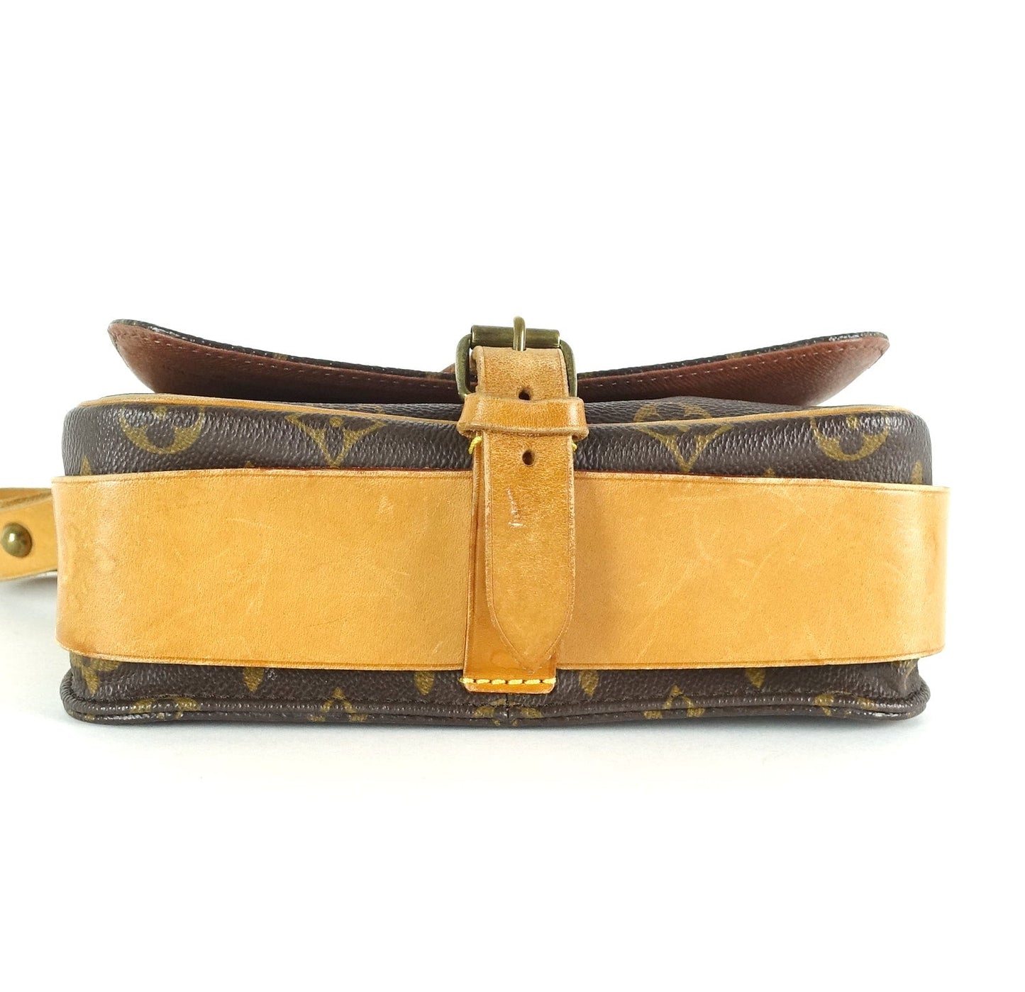 Louis Vuitto Cartouchiere MM Monogram Canvas Shoulder Bag