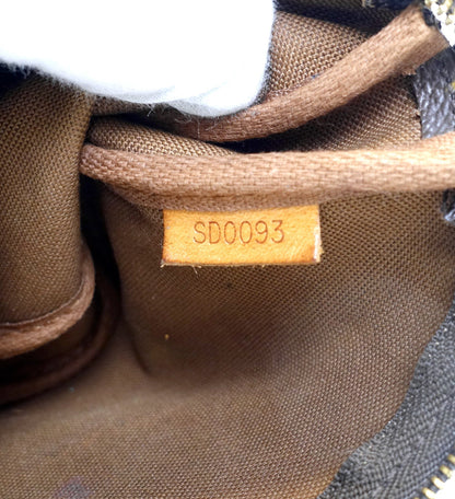 Louis Vuitto Petit Bucket Monogram Canvas Shoulder Bag with Pochette Bag