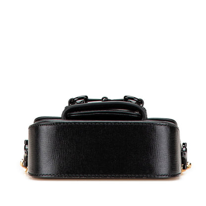 Gucci Mini Horsebit PVC Leather Shoulder Bag