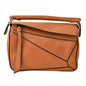 Loewe Mini Puzzle Tan Leather Shoulder Crossbody Bag