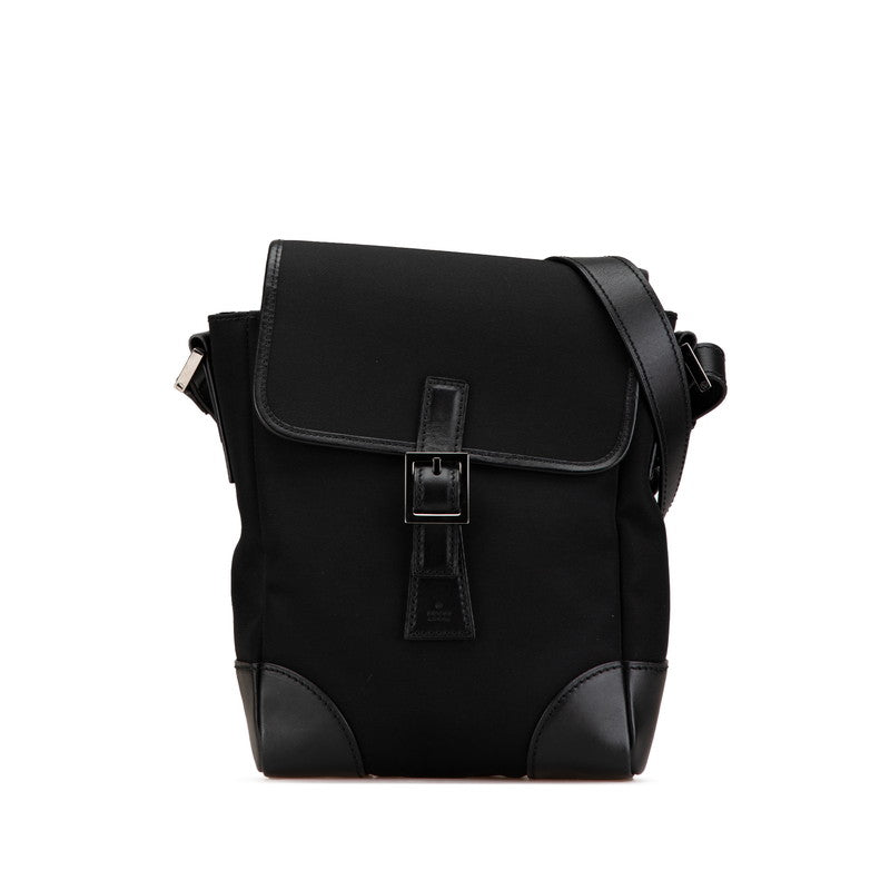 Gucci Canvas Leather Shoulder Bag