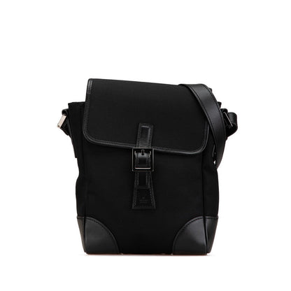 Gucci Canvas Leather Shoulder Bag