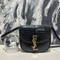   Ysl crocodile pattern saddle bag 13155.