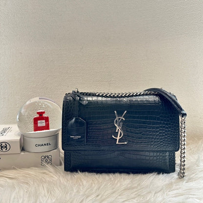 Ysl sunset crocodile pattern 11549