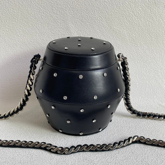 💕 Saint Laurent Crystal mini bucket Bag #16517