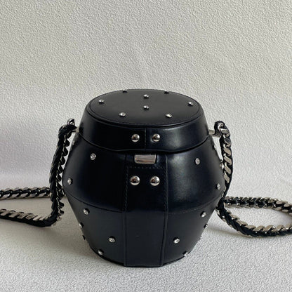 💕 Saint Laurent Crystal mini bucket Bag #16517