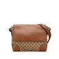 Gucci GG Canvas Leather Shoulder Bag