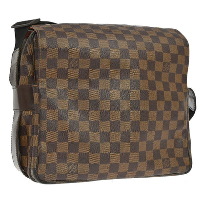 Louis Vuitton Naviglio Handbag Damier Brown Canvas Shoulder Bag Bag (   )