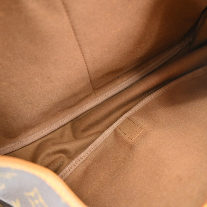 Louis Vuitton Saumur Handbag Monogram Canvas Brown Canvas Shoulder Bag Bag (   )