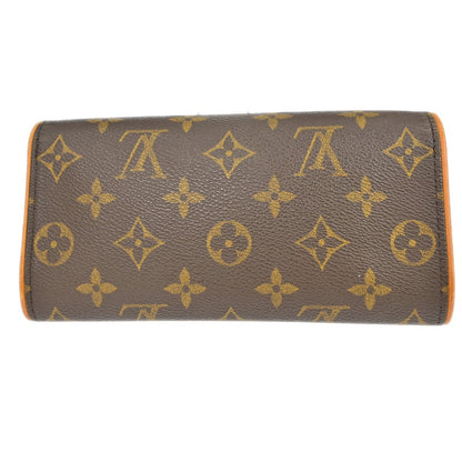 Louis Vuitton Twin Handbag Monogram Canvas Brown Canvas Clutche & Pouche Bag (   )