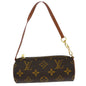Louis Vuitton Papillon Pochette Monogram Canvas Brown Canvas Clutche & Pouche Bag (   )